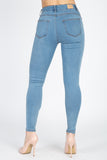 High Rise Denim Skinny Jeans