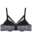 Caged Plunge Bra W/ Underwire