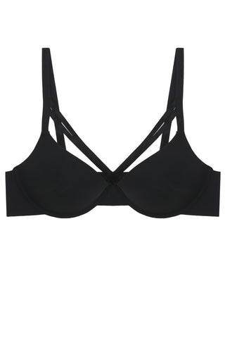 Caged Plunge Bra W/ Underwire