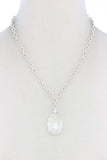 Teardrop Pendant Necklace