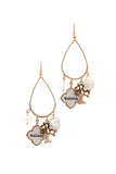 Believe Tree Charm Drop Earring