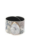 Snake Pattern Wrap Bracelet