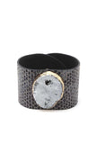 Snake Pattern Wrap Bracelet