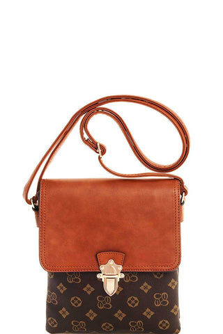 Alba Charisma Modern Pattern Crossbody Messenger Bag