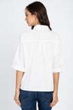 High Low Button Front Shirt