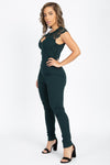 Crochet Lace Cutout Jumpsuit