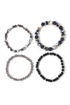 Beaded Stretch Bracelet Set