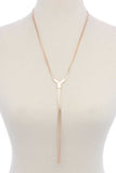 Snake Chain Y-shape Long Necklace