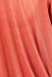 Plus Size Solid Wrap Top With A Mock Neckline, Cutouts, And Puff Sleeves