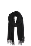 Solid Color Modern Fringe Scarf