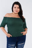 Plus Size Off The Shoulder Top
