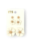 Flower Stud Earring Set