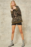 Olive Camouflage Hoodie