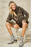 Olive Camouflage Hoodie