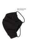 Linen Black 3d Reusable Face Mask