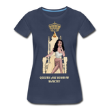 Queens are born in March!!! Women’s Premium T-Shirt - navy