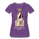 Queens are born in March!!! Women’s Premium T-Shirt - purple
