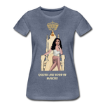 Queens are born in March!!! Women’s Premium T-Shirt - heather blue