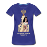 Queens are born in February!!! Women’s Premium T-Shirt - royal blue