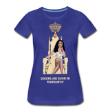 Queens are born in February!!! Women’s Premium T-Shirt - royal blue