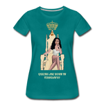 Queens are born in February!!! Women’s Premium T-Shirt - teal