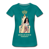 Queens are born in February!!! Women’s Premium T-Shirt - teal