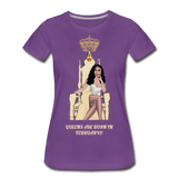 Queens are born in February!!! Women’s Premium T-Shirt - purple