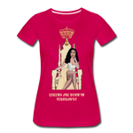 Queens are born in February!!! Women’s Premium T-Shirt - dark pink