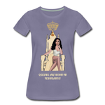Queens are born in February!!! Women’s Premium T-Shirt - washed violet