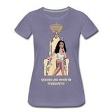 Queens are born in February!!! Women’s Premium T-Shirt - washed violet