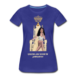 Queens are born in January!!! Women’s Premium T-Shirt - royal blue