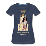 Queens are born in January!!! Women’s Premium T-Shirt - navy