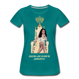 Queens are born in January!!! Women’s Premium T-Shirt - teal