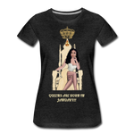 Queens are born in January!!! Women’s Premium T-Shirt - charcoal gray