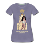 Queens are born in January!!! Women’s Premium T-Shirt - washed violet