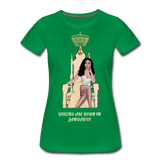 Queens are born in January!!! Women’s Premium T-Shirt - kelly green