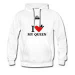 Valentine’s Men’s Premium Hoodie - white