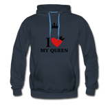 Valentine’s Men’s Premium Hoodie - navy