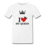 Valentine’s Men's Premium T-Shirt - white