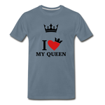 Valentine’s Men's Premium T-Shirt - steel blue