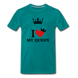 Valentine’s Men's Premium T-Shirt - teal