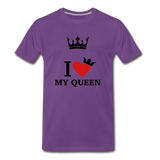 Valentine’s Men's Premium T-Shirt - purple