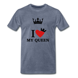 Valentine’s Men's Premium T-Shirt - heather blue