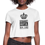 Customized Women's Cropped T-Shirt - white