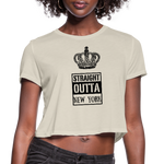 Customized Women's Cropped T-Shirt - dust