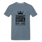 Customized Men's Premium T-Shirt - steel blue