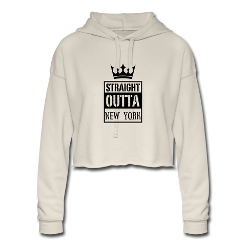 Customized Women's Cropped Hoodie - dust