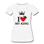 Valentine’s Women’s Premium T-Shirt - white