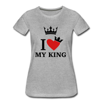 Valentine’s Women’s Premium T-Shirt - heather gray