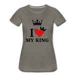 Valentine’s Women’s Premium T-Shirt - asphalt gray
